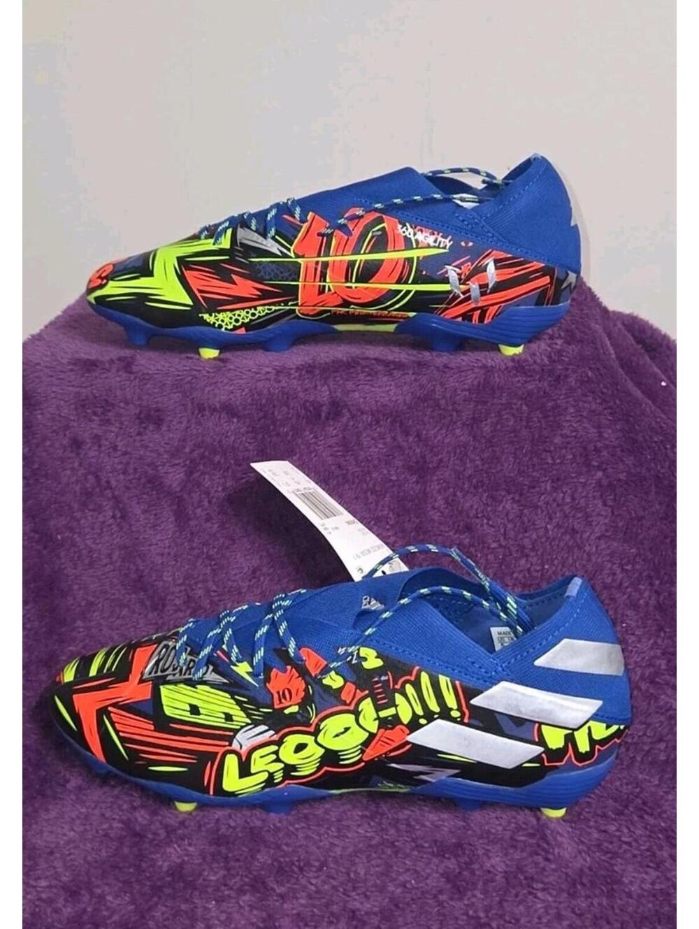 Adidas Nemeziz 19.1 Lionel Messi Barcelona Rosario Super RARE Cleats Size 5 NIB